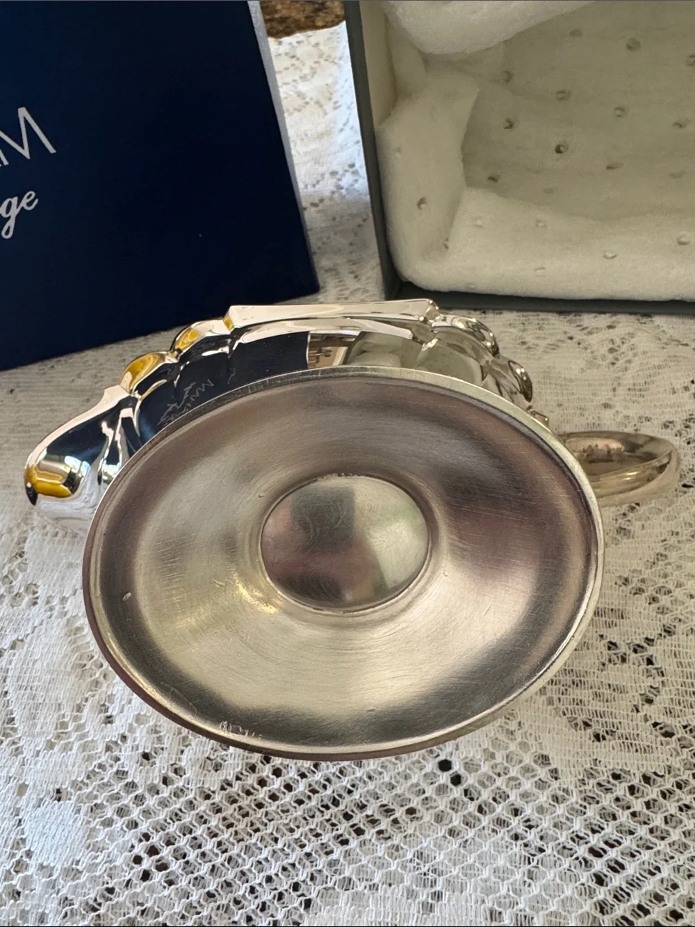 Gorham Heritage Silver Plated Shell Shaped Gravy Bowl
